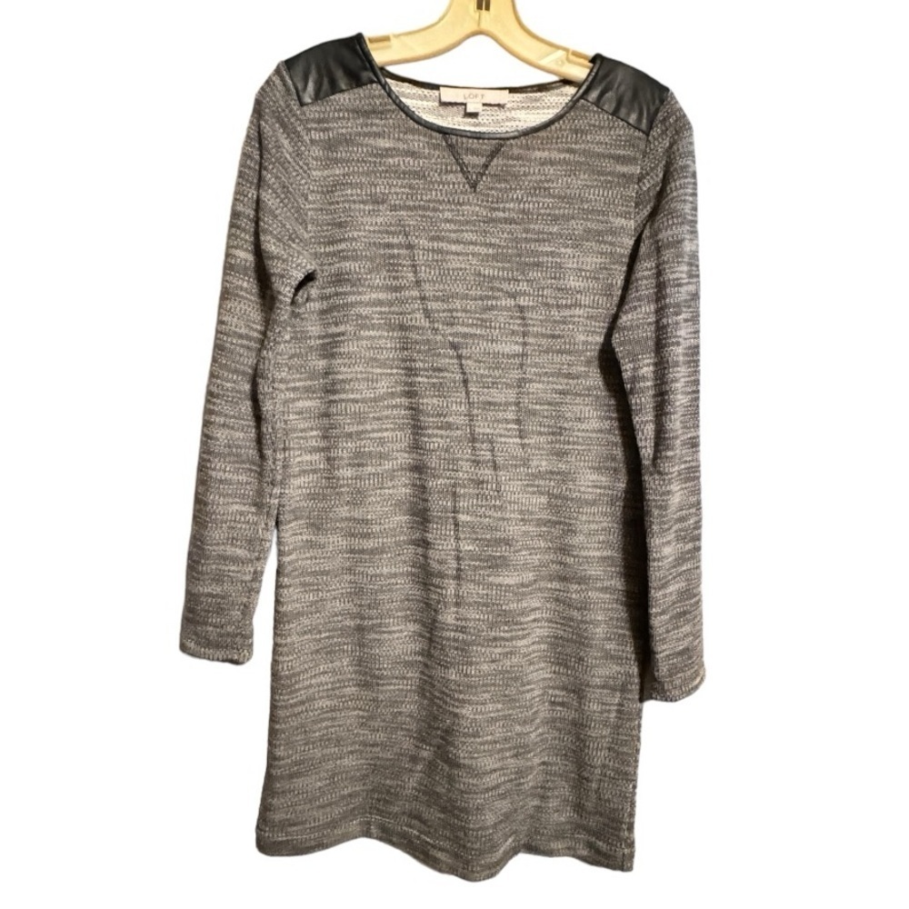 Ann Taylor Loft‎ Dress with Vegan Leather